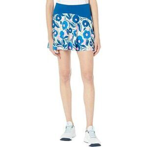 NEW Original Penguin LARGE Papercut Floral Flounce Golf Skort Skirt BLUE